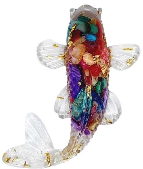 ruedufengshui com Statue Poisson Carpe Feng Shui - Carpes koï - Animal Protecteur Feng Shui - Statue Feng Shui - Figurine Feng Shui - Objet décoration Feng Shui
