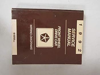 Unknown Binding 1992 Service Manual, Front Wheel Drive Car (Wiring Diagrams) Book