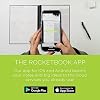 Rocketbook Fusion Plus Smart Reusable Notebook Planner, Notetaking and Planning In One, Letter Size 8.5x11, Black