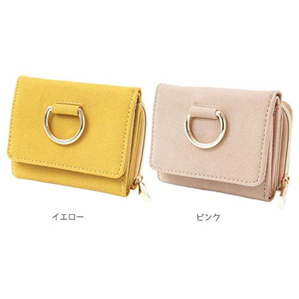Amazon | 財布 ミニ財布 三つ折り メタリック加工 金具