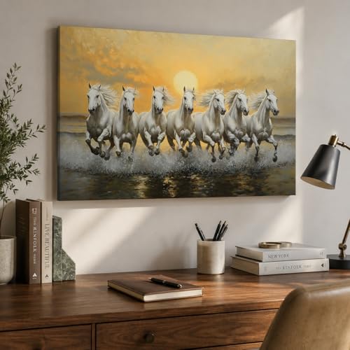 ANRUOXI Running Horses Wall Art