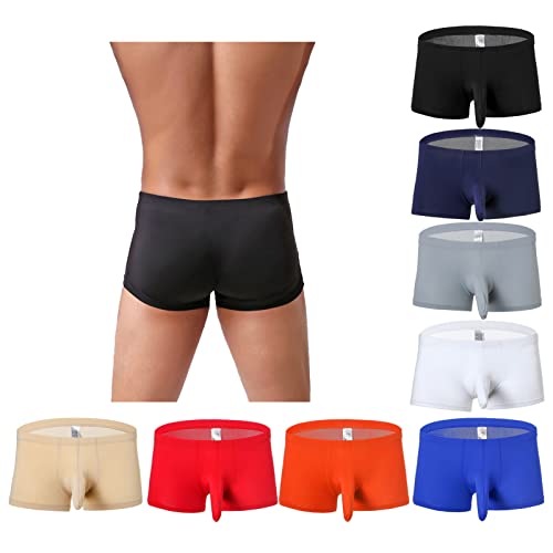 Mens Boxer Briefs Sexy Breathable Elephant Nose Trunks Underwear