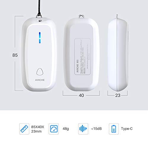 Purificatore d'aria per ciondolo ionizzatore per