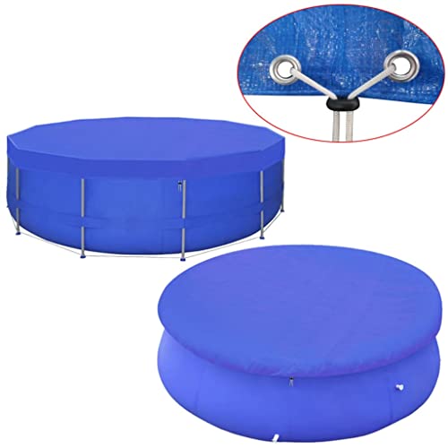Vidaxl Cubierta De Piscina Redonda Funda Protección Tapa Spa Capota Jardín Toldos Protector Sobre Superficie Aire Libre Terraza Exterior