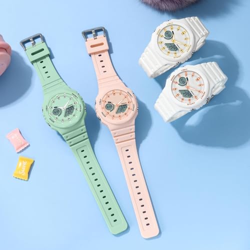 findtime Green Unisex Watches Digital, Watches for Men Women Waterproof Sports Electronic Men's Wristwatches Reloj Deportivo para Hombre LED Stopwatch3