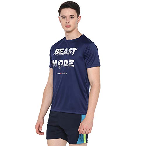 Image of OFF LIMITS Mens Beast Mode TEE-Navy T Shirt for Mens