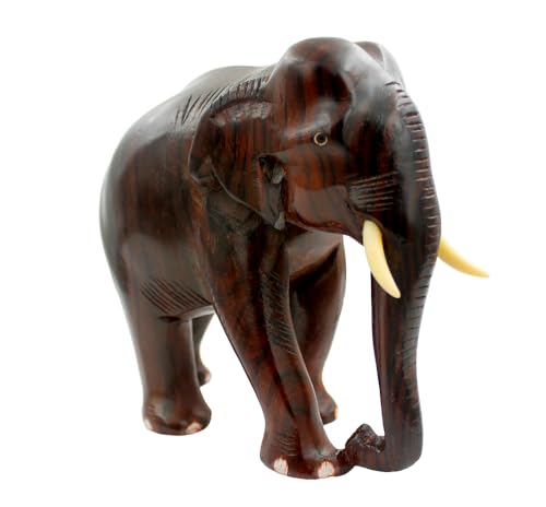 Image of ELEPHANT - WOODEN SHOWPIECE - ROSEWOOD (HANDMADE) (5 INCH)