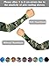 9 Pairs Unisex UV Protection Sleeves Arm Cooling Ice Silk Arm Cover Sleeves (Camouflage, Black)