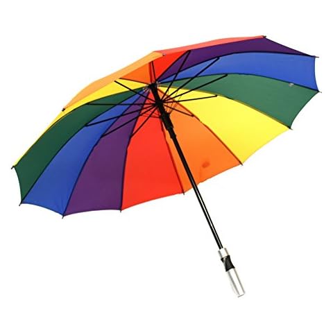 Zac's Alter Ego Colourful Rainbow Umbrella Cover