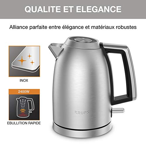 Krups Excellence waterkoker BW552D, elektrische RVS waterkoker, draadloos, 1,7 liter inhoud, automatische uitschakeling, 2400 watt - Image 4