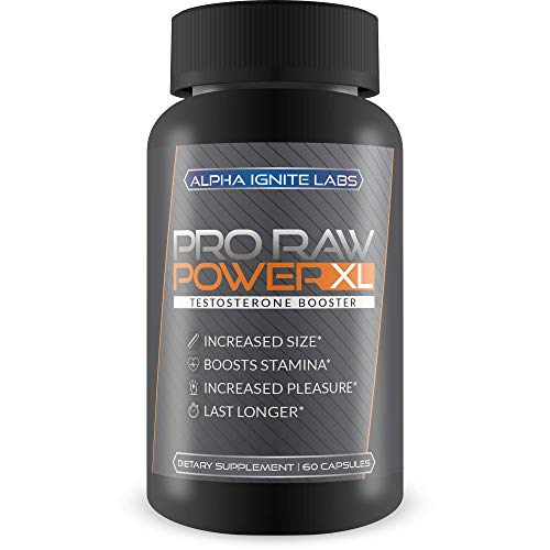 Pro Raw Power XL - Testosterone Booster For Men - Max Power Herbal Mens Testosterone Booster - Boost Metabolism & Circulation - Mens Testosterone Booster And Weight Loss