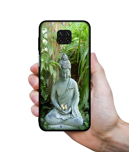 Image of Buddhism Design Premium 2D Printed Metal Back Case Cover for Mi Redmi Note 9 Pro /Note 9 Pro Max /Poco M2 Pro
