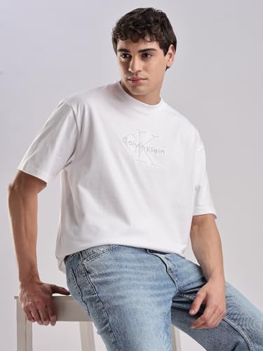 Image of Embroidered Logo Relaxed-Fit Cotton T-Shirt