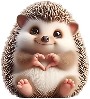Hedgehog Making Heart Dust Plug Acrylic Charms for electronic products,Type-C Charging Port Dust Plugs Pendant Compatible with E-Reader Phone Tablet, Gift for Christmas, Birthday, Anniversary Day