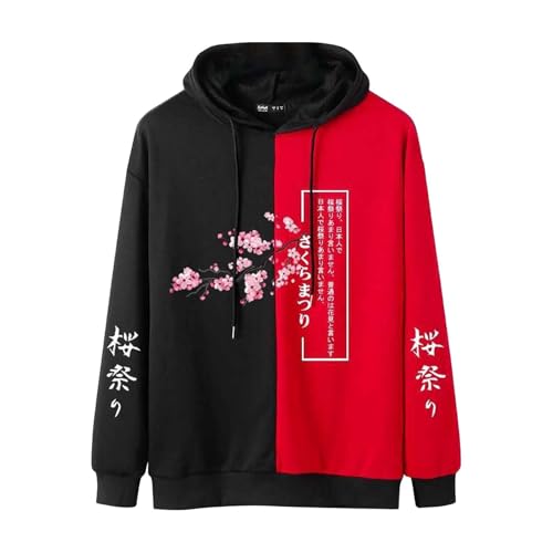 Sudadera con capucha para hombre de gran tamaño anime, sudaderas para hombre, sudadera con capucha blanca, parte superior con bolsillos, chaqueta de entretiempo, camiseta deportiva cálida, sudadera