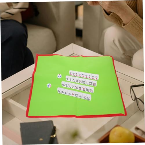Jeu de majong chinois miniature : la solution portable avec nappe et dés