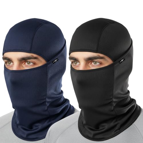 Image of Kingsway Balaclava Face Mask for Bikers - UPF 50+ UV & Dust Protection | Full Face Mask for Men & Women | Premium Riceknit Helmet Liner