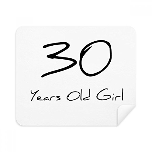 Cadeau 30 ans fille avec ce chiffon de nettoyage lunettes et suède pour écran téléphone