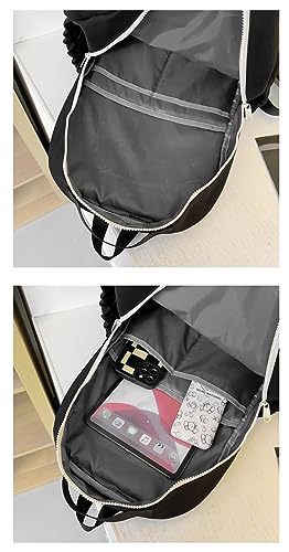 Cute Backpack Kawaii Backpack for School Aesthetic Backpack Kawaii School Supplies Cute Backpacks with Accessories (Green)4