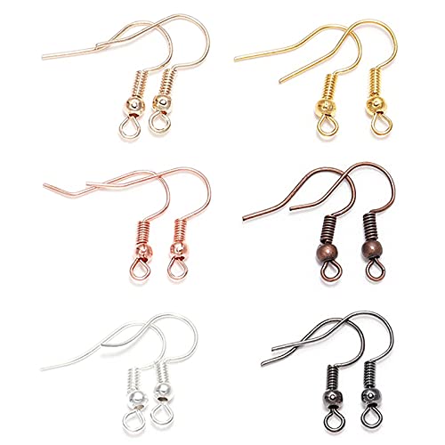 Amazon | ピアスフック 100個 50ペア 丸玉付 アクセサリーパーツ