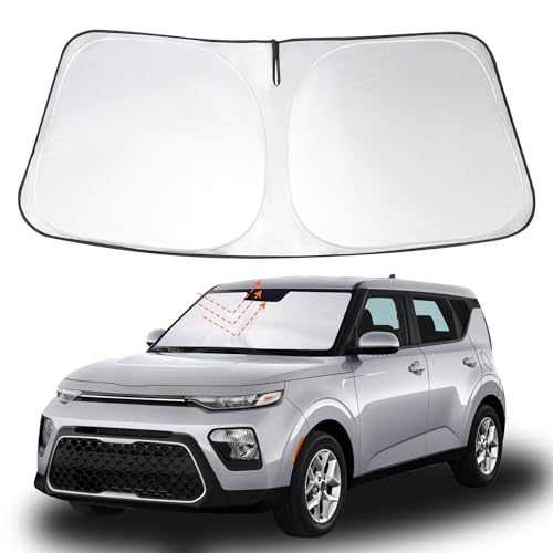 Image of Windshield Sun Shade Sunshade for 2020-2024 2025 2026 Kia Soul