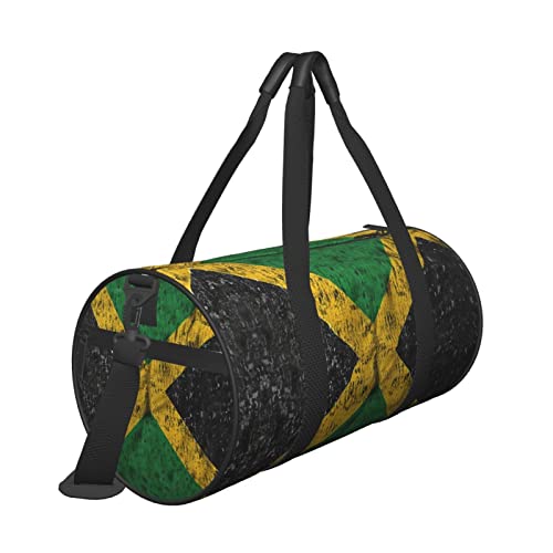 Jamaica Flag Proud Jamaicans Duffel Tote For Men And Women Backpacking Travel And Storage Shoulder Bag2