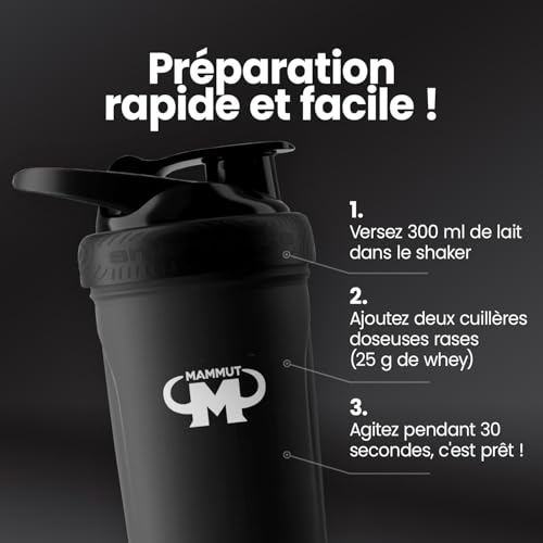 Mammut Nutrition – Proteine Whey 1 kg Blueberry Cheesecake – Whey Protein jusqu’à 27 g par portion préparée – Poudre proteine pour musculation – Protein powder concentrée pour shake sportif – vue 6