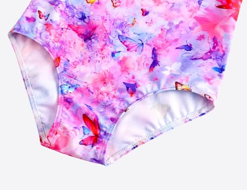 Image of Girls Swimsuits One-Piece Bathing Suits Multicolor Kids Sport Summer Beach Swimwear for 2-10 Years Old