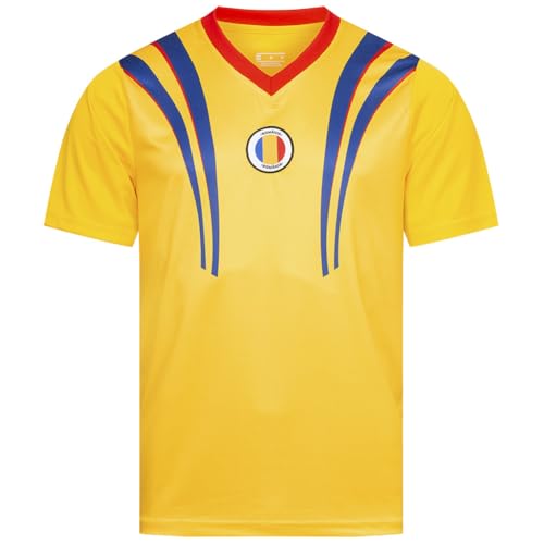 JELEX Retro History - Maglia da uomo, con logo ricamato e maniche...
