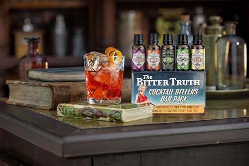 The Bitter Truth I Cocktail Bitters Bar Pack I 5 x 20 ml Flasche I 41% Volume I Geschenkset Bitters in der Tin-Box