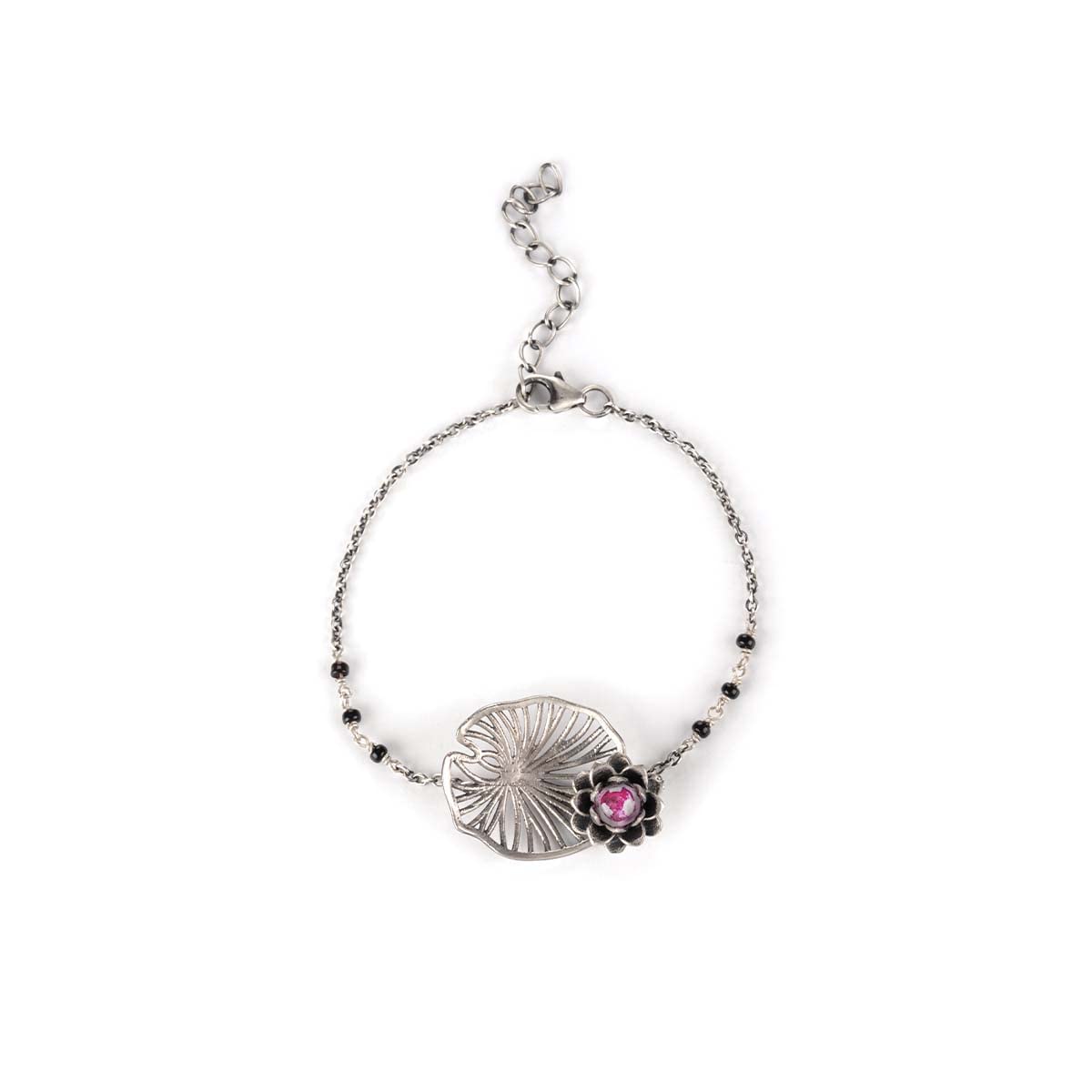 Shaya By Caratlane Oxidised Rise Above Fear Black Bead Bracelet In 925 Silver For Women (B09NRBF6LT) Amazon Price History, Amazon Price Tracker