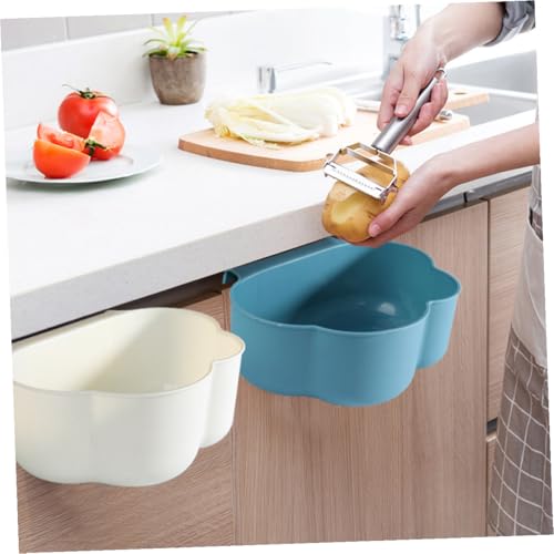 Caneca colgante para basura de cocina color blanco miniatura 5
