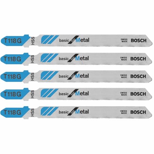 Bosch T118G 5 pc. 3-5/8 in. 36 TPI Basic for