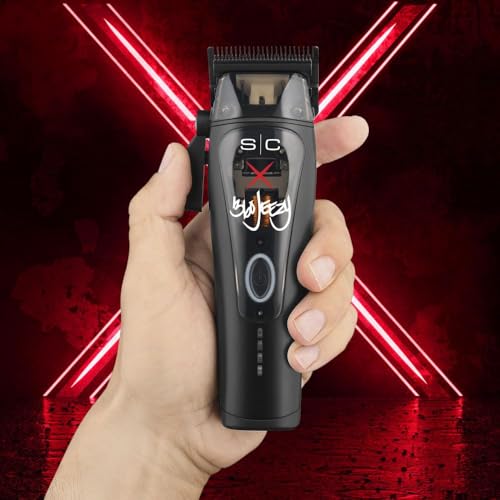 Image of Stylecraft Instinct Professional IN2 Vector Motor Cordless Hair Clipper | Intuitive Torque Control, 3 Modular Lids, Up to 11,500 RPM, Bulk Removal, Superior Blending