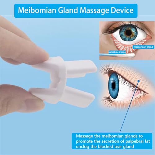 LIZICH Massageador expressor de glândula meibomian e alívio de glândula ocular olhos secos e MGD