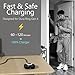 Charger for Oura Ring 4/ Ceramic - Size 11 - Quick Charge Dock with 3FT USB-C Cable, Fast Replacement Charging Base Compatible with Oura Ring Gen 4