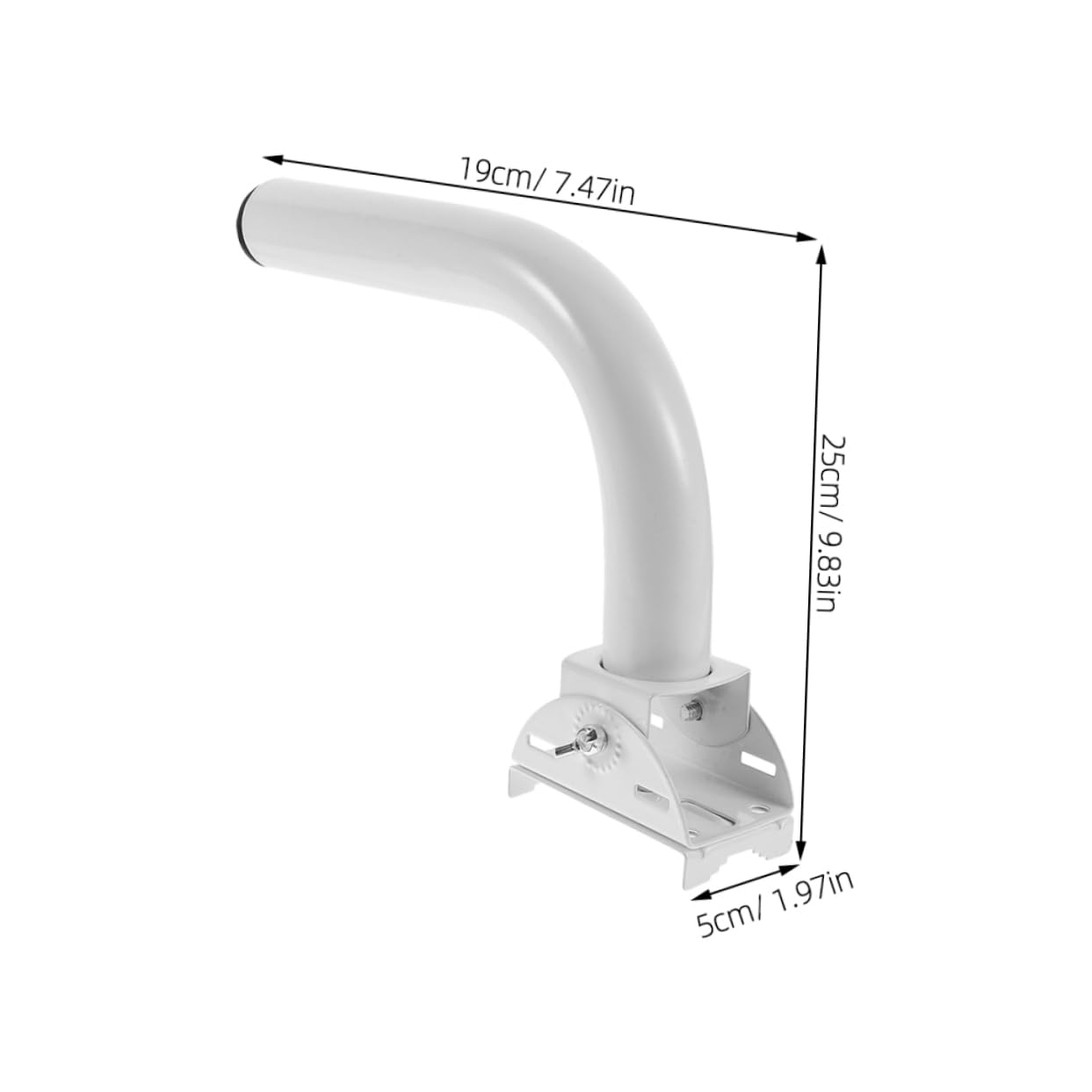 BESTYASH 2pièces Lot De Supports Antenne Pour Grenier Réglable Montage Extérieur Mât Antenne Support De Mât