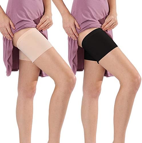 SHYAYA Lace Thigh Band Anti Chafing 1 2 Packs Unisex Thigh Workout Sexy Plus Size