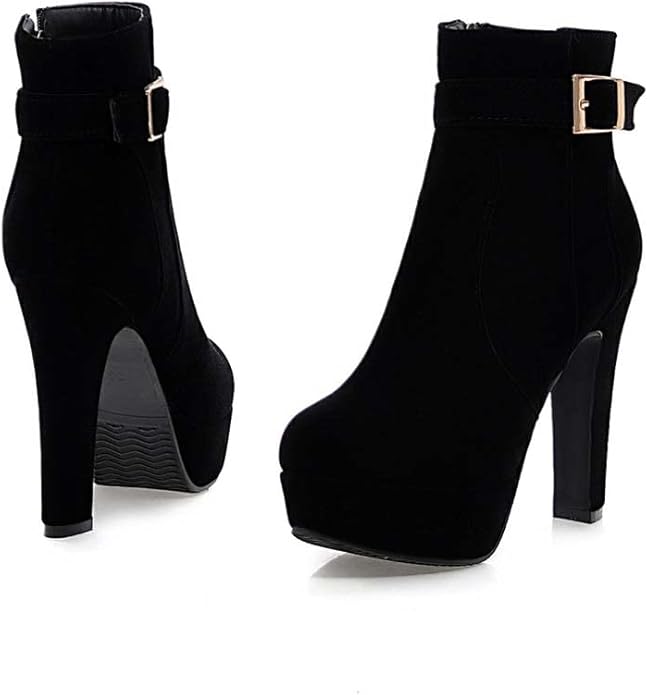 Heelchic Zipper Platform Chunky Autumn
