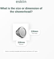 Vista 8 de Cabezal de ducha con filtro: el mejor cabezal de ducha con filtros para cabello y piel saludables – Suavizador de agua de alta presión para agua