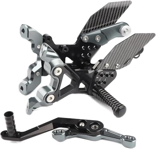 Reposapiés traseros para motocicleta S1000RR ajustables que eliminan la fatiga de rodillas