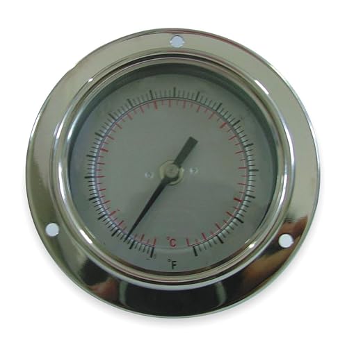 Bimetal Therm, 2-1/2 In Dial, -40to160F