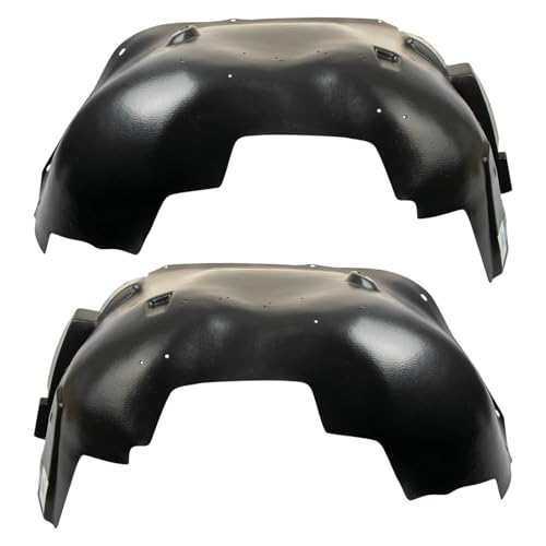 Image of TRQ Front Inner Fender Liner Set Compatible with 2007-2013 GMC Sierra 1500 GM1248189 GM1249189