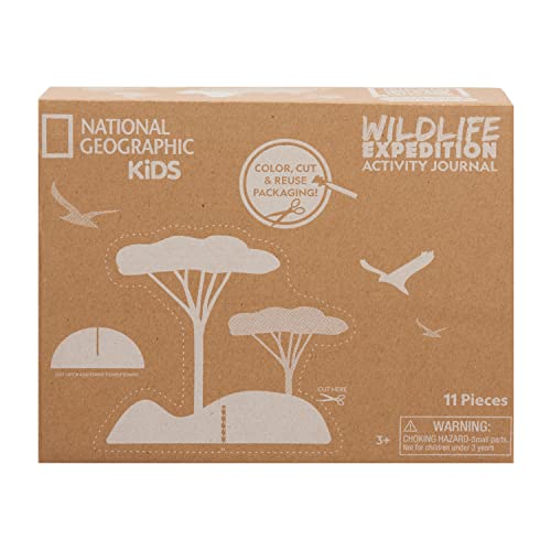 image for National Geographic Kids Activity Journal Set Includes Realistic Anima