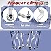 Heyhap 10pcs Front Suspension Kit Lower Control Arm Assembly with Ball Joints Sway Bar Link Compatible with BMW 2004-2010 E60 5 Series 525i 528i 530i 535i 545i 550i M5