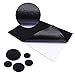 12PCS Black Adhesive Craft Felt Fabric Sheets,8.3 by 11.8 Inch,A4 Size Fabric Sticky Back Sheet for Art Crafts Making,Jewelry Box Liner,Waterproof Furniture Protector