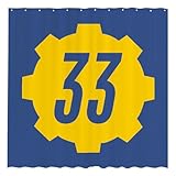 Funnytree Post-Apocalyptic Adventure Shower Curtain, Wasteland Wanderer Bathroom Decor, Waterproof Fabric Durable Easy Care Washable, 72'X72'(Hooks Not Included) SC00283-002