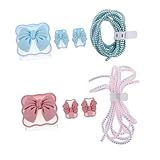 Accessoire de câble unique : ce joli protège-câble de charge arbore un élégant motif nœud, idéal pour personnaliser votre câble de téléphone et se démarquer des accessoires de charge classiques