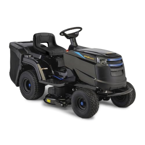 ALPINA AT4 84 Tondeuse autoportée électrique - Batterie Li-ION 48V, Plateau de Coupe 84cm, collecteur 200L, Chargeur Inclus.