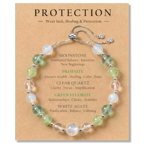 Healing Crystal Moonstone Bracelets for...